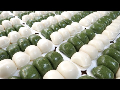Видео: Удивительно, как приготовить традиционный корейский рисовый торт | Корейская уличная еда