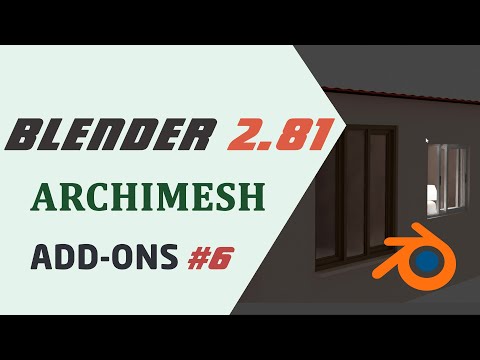 Видео: Blender 3D Аддон Archimesh