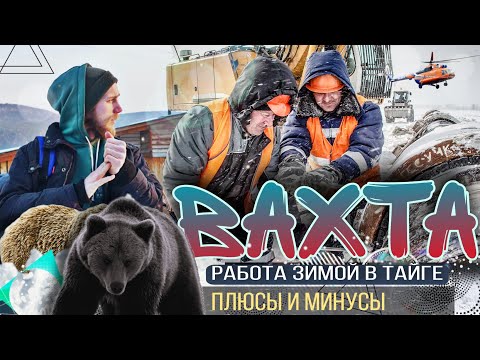 Видео: ВАХТА. Работа вахтой. Плюсы и минусы. Едем в Тайгу. 1 серия.