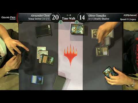 Видео: Magic the Gathering GP Richmond 2018, 15-й раунд, Legacy TW