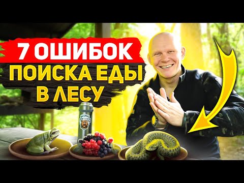 Видео: 7 ошибок поиска еды в лесу. Запрещенный подножный корм