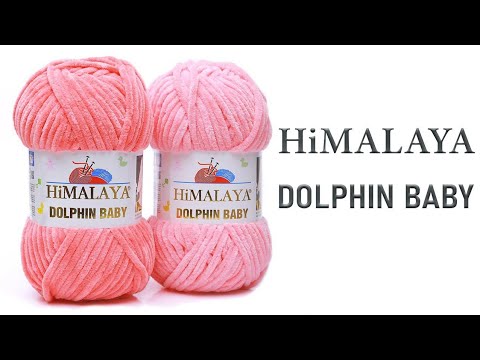 Видео: Обзор на плюшевую пряжу для вязания Dolphin Baby Himalaya с живыми образцами