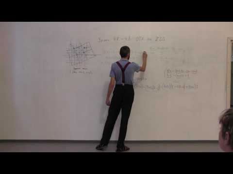 Видео: 2016_10_28 - 47, 48 лек. А.В.Савватеева - Основная теорема арифметики для Гауссовых чисел 2. ч. 2/2
