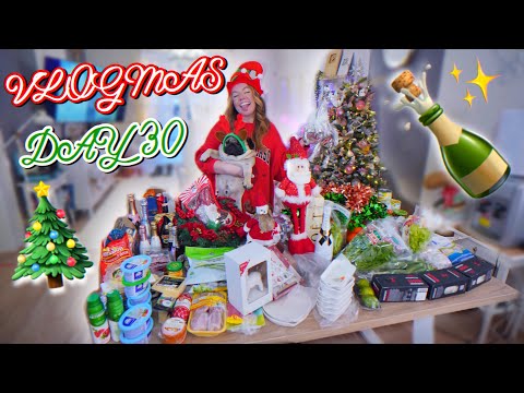 Видео: Vlogmas 30 ЗАКУПИЛИСЬ К НОВОГОДНЕМУ СТОЛУ И УЖЕ НАЧИНАЕМ ГОТОВИТЬ !