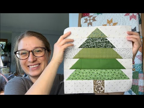Видео: Учебное пособие по блоку Evergreen Quilt Block, сшивание и переворачивание углов, учебное пособие...
