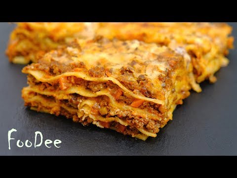 Видео: Лазанья - доступный и простой рецепт / Запеканка Лазанья / Lasagne recipe EN