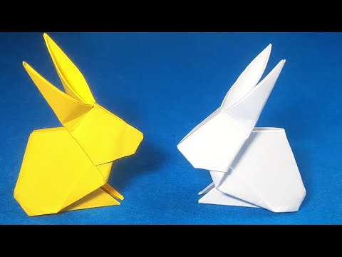 Видео: Как сделать кролика шаг за шагом - Легкий оригами кролик