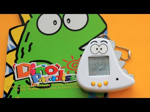 Видео: Dino Paradise Virtual Pet Review | Тамагочи Динозавр - обзор