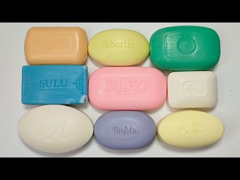 Видео: Cutting dry soap 🧼 Satisfying ASMR video 💤  Резка сухого мыла. Video for sleep