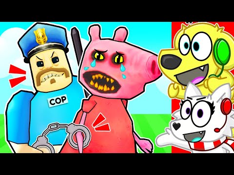 Видео: Roblox ГОЛОДНАЯ СВИНЬЯ, но ОНИ АРЕСТОВАНЫ…??