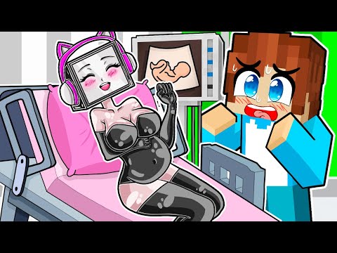 Видео: КОШКА ТВ ВУМЕН СТАЛА МАМОЙ В МАЙНКРАФТ! КРАСЯ CAT TV WOMAN MINECRAFT