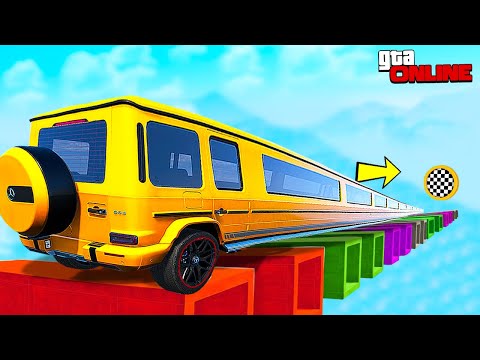 Видео: СМОЖЕТ ли ГЕЛИК ЛИМУЗИН ПРОЕХАТЬ по ДОРОГЕ из БЛОКОВ В ГТА 5 ? - Эксперименты в GTA 5