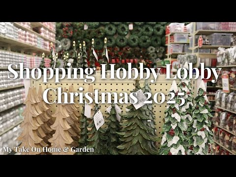 Видео: ✨️РОЖДЕСТВО 2025✨️НОВЫЙ праздничный шопинг декора в The Hobby Lobby!!!🎄