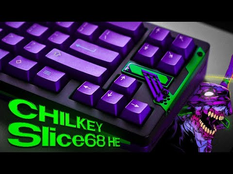 Видео: МАГНИТНАЯ КЛАВИАТУРА EVA-01 | Chilkey Slice68 HE