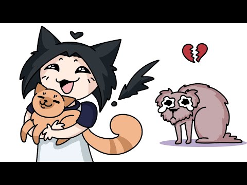 Видео: Кошки лучше собак? (анимация)
