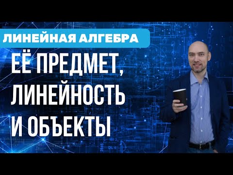 Видео: Каков предмет линейной алгебры? Душкин объяснит