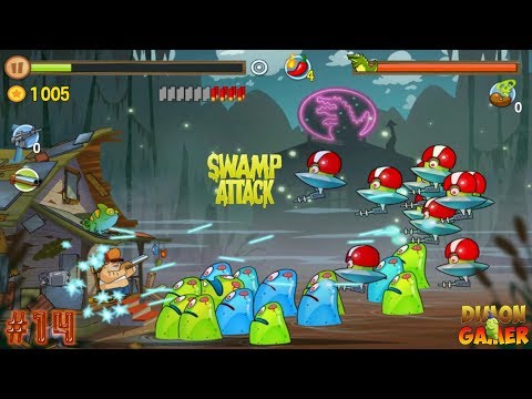 Видео: Прохождение игры Swamp Attack (Android) #14 (Супер-Пистолет)