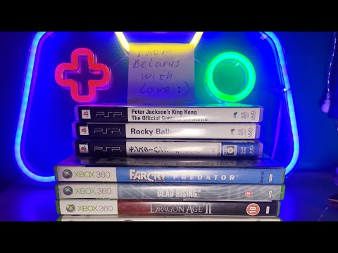 Видео: From Belarus with love :) Распаковка посылки из Белоруссии #psp #xbox360 #распаковка