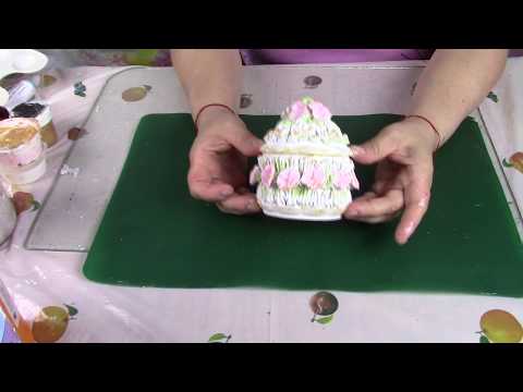 Видео: Шкатулка. Используем насадки для торта. ХоббиМаркет