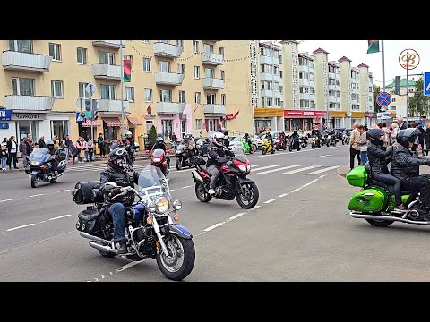 Видео: Закрытие мотосезона в Барановичах - 2025