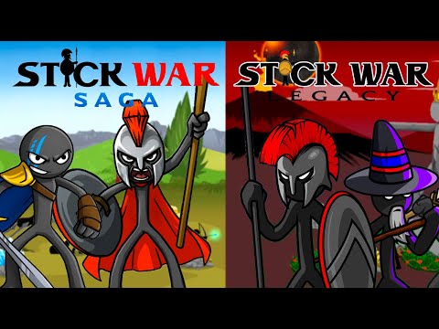 Видео: Сравнение кампаний Stick War Legacy и Stick War Saga!