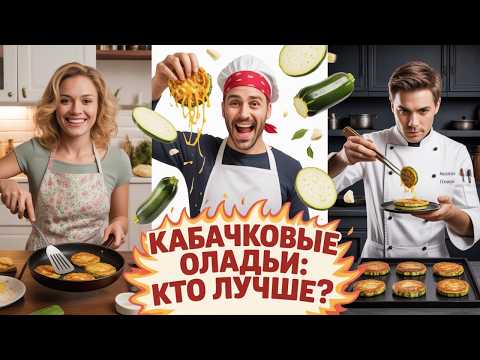 Видео: 🎬 3 РЕЦЕПТА КАБАЧКОВЫХ ОЛАДИЙ: БЛОГЕР, ШЕФ и МИШЛЕН | КТО ПОБЕДИТ? 🥒🔥