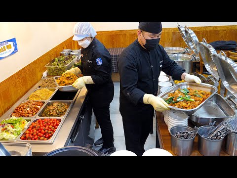 Видео: Чисто и вкусно! Шведский стол с корейской кухней