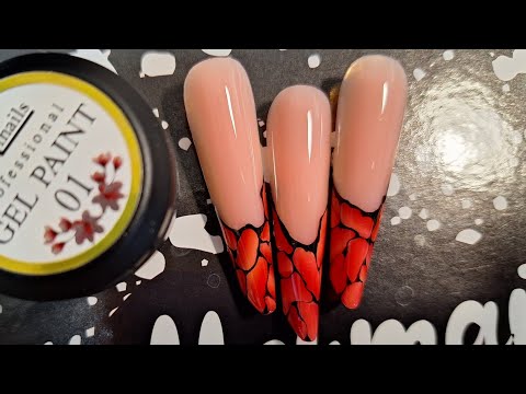 Видео: Абстракция гель красками NEON MiRinails