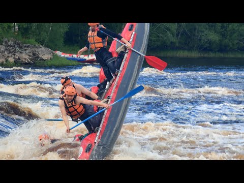 Видео: Карелия. Сплав по реке Шуя с 8 по 14 июня 2024 года. Организатор - Клуб Приключений. Фильм