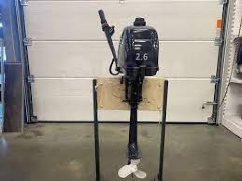 Видео: Лодочный мотор Альфа 2.6 проверка после покупки!