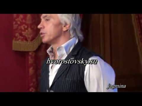 Видео: Дмитрий Хворостовский. Фрагмент мастер-класса в СПБ