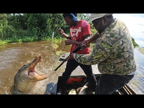 Видео: Охота на аллигаторов в болотах ГРЯЗНАЯ, СЫРАЯ и НАСТОЯЩАЯ Луизиана (Поймай и приготовь)