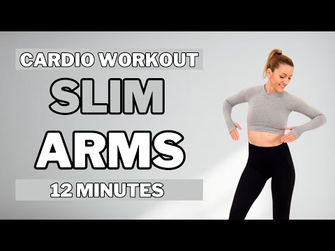 Видео: 🔥12-минутная кардио-аэробная тренировка SLIM ARMS🔥Сжигаем жир на руках🔥Без приседаний и выпадов🔥