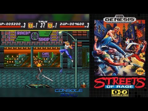 Видео: Streets of Rage (Улицы Ярости) - прохождение игры на двоих (Sega Mega Drive, 16-bit)