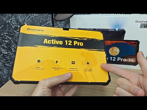 Видео: Планшет з проектором Blackview Active 12 pro