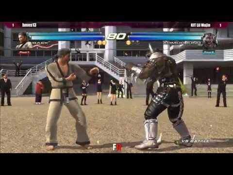 Видео: Tekken Tag Tournament 2 — bmns13 (Hwoarang/Baek) против KIT Lil Majin (Armor King/King), финальны...