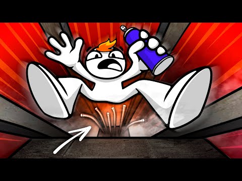 Видео: ПАРКУР на ЗАБРОШКЕ (как я чуть не yмep...) #анимация