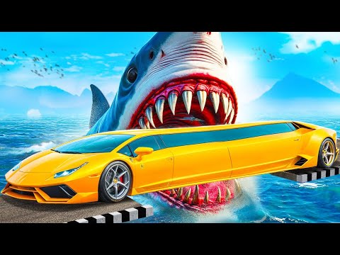 Видео: СМОЖЕТ ЛИ ЛАМБА ПРОЕХАТЬ МЕГАЛОДОНА В ГТА 5 ? - ЭКСПЕРИМЕНТ В GTA 5