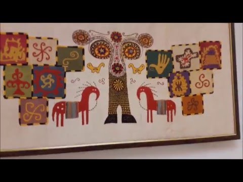 Видео: Выставка древней вышивки.