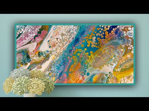 Видео: 337. Три летние картины за 45 минут. ФАНТАСТИЧЕСКИЕ результаты !! / флип-чашка / цвета лета 2021