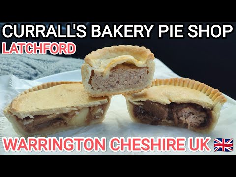 Видео: CURRALL'S BAKERY PIE shop LATCHFORD WARRINGTON Cheshire АНГЛИЯ ВЕЛИКОБРИТАНИЯ БРИТАНСКАЯ ЕДА