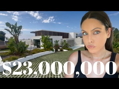 Видео: Внутри бетонного особняка в Малибу стоимостью 23 миллиона долларов — современная роскошь повсюду