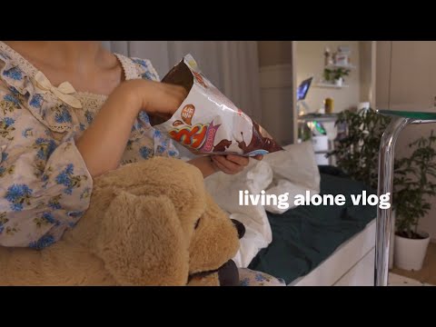 Видео: Жить в одиночестве, готовя чапагури, грибы булдак эноки и курицу в соевом соусе. корейский влог