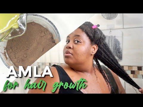 Видео: Используйте это средство с амлой для более длинных, крепких и густых «натуральных волос» | Аюрвед...