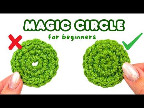 Видео: САМЫЙ ПРОСТОЙ способ связать крючком магический круг для начинающих | как связать крючком волшебн...