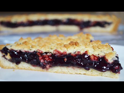 Видео: Вкуснейший «ТЕРТЫЙ» ПИРОГ с Вишней, который будут просить каждый день! Просто и очень вкусно!