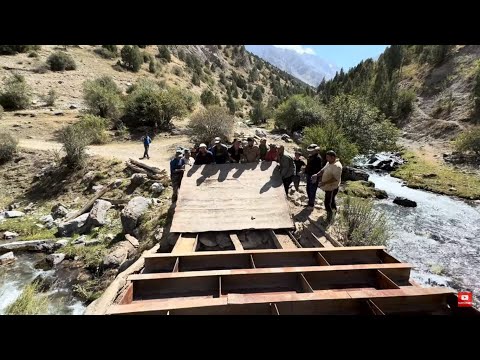 Видео: ТАДЖИКИСТАН/Дружно ремонтируем МОСТ/Село Дарги шариф
