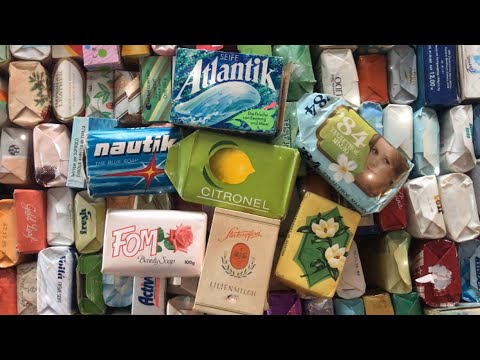 Видео: ASMR SOAP # 122 / Cutting old RETRO soap "Golden Collection"/ Режу старое РЕТРО мыло