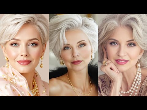 Видео: Стрижка для женщин 50+, 60+ и 70+ — женская стрижка