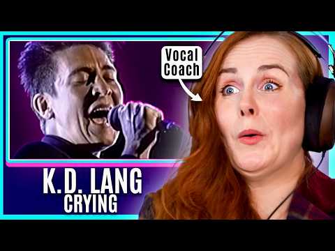Видео: Трибьют k.d. lang к Roy Orbison это НАСТОЯЩИЙ МАСТЕР-КЛАСС | Реакция на Crying | Bокальный анализ